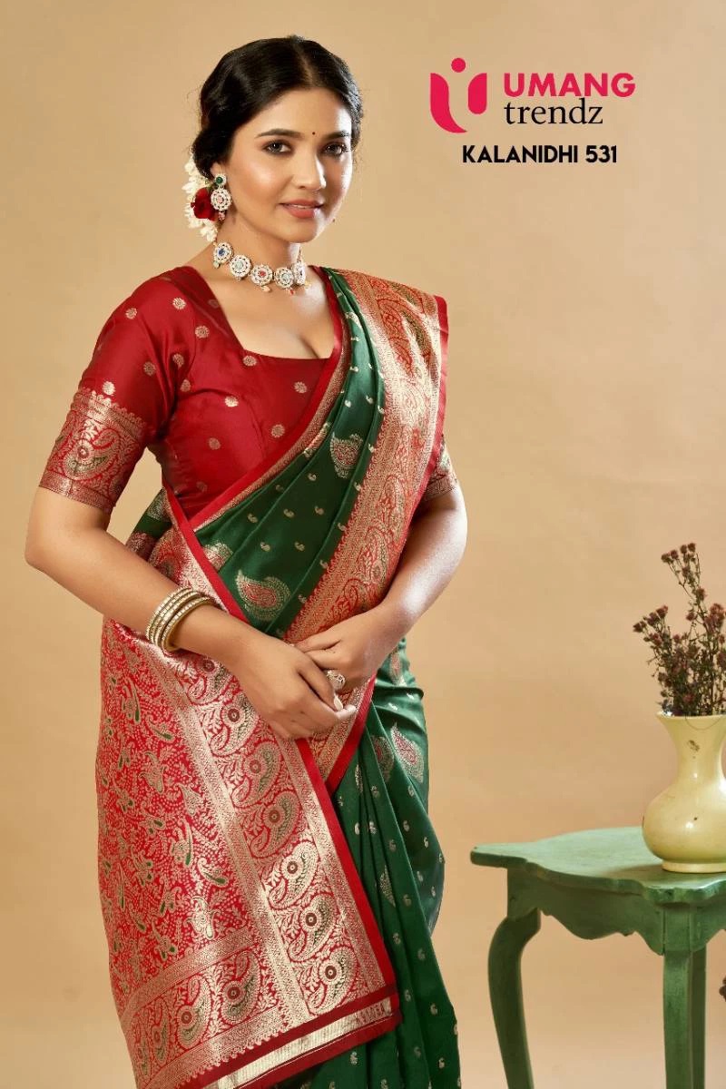 Umang Kalanidhi 531 Kota Lichi Silk Saree Collection