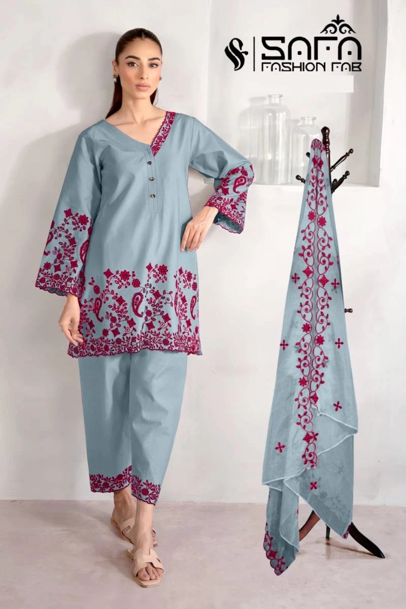 Safa Fashion Fab 1277 Pakistani Readymade Suit Collection