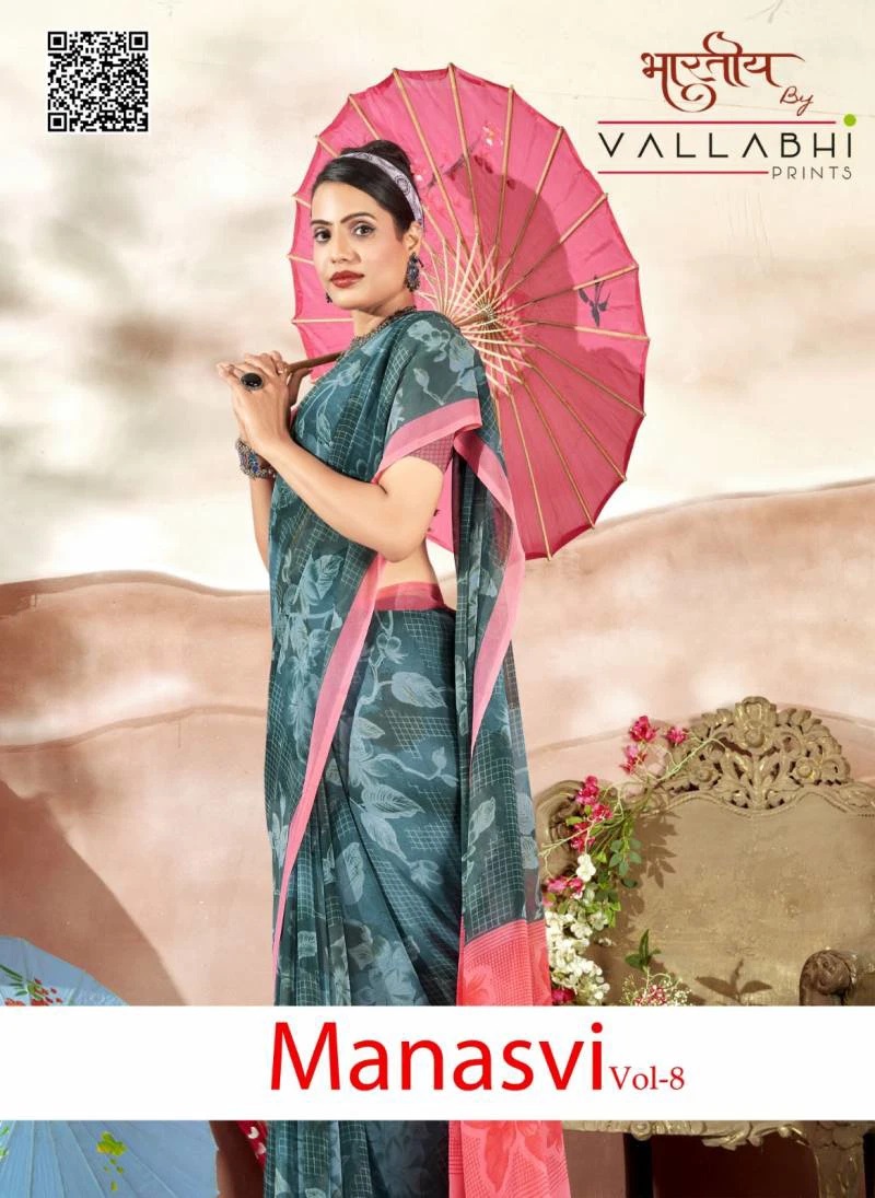 Vallabhi Manasvi Vol 8 Georgette Saree Collection