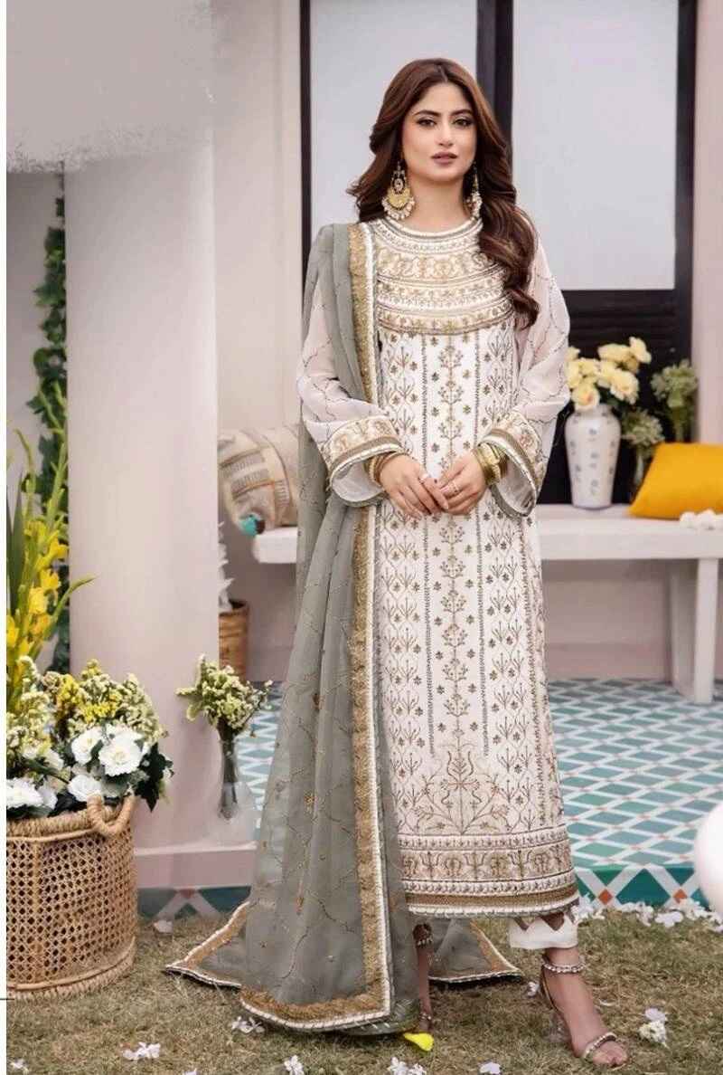 Anamsa 503 Georgette Pakistani Salwar Kameez