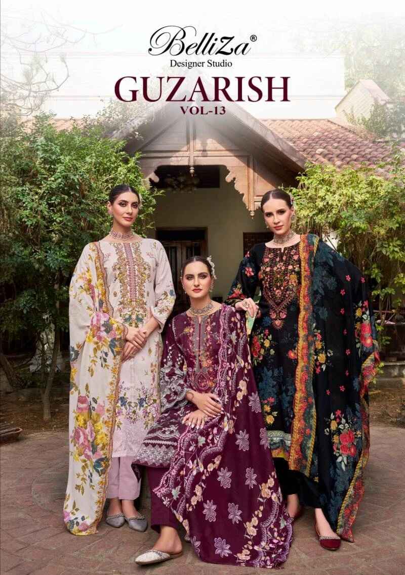 Belliza Guzarish Vol 13 Printed Dress Material Collection