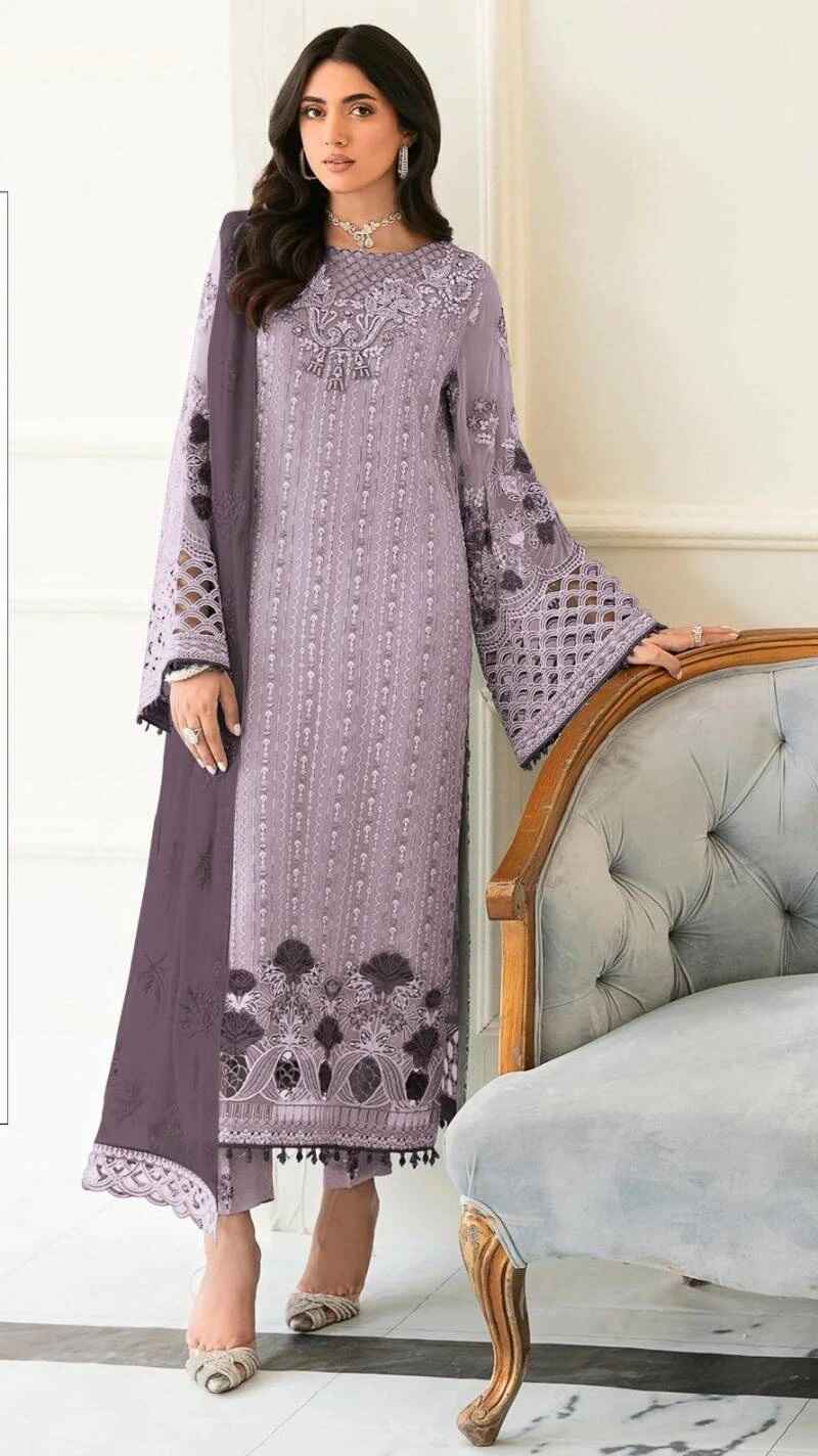 Mah E Rooh 4133 A To E Georgette Salwar Suits Collection