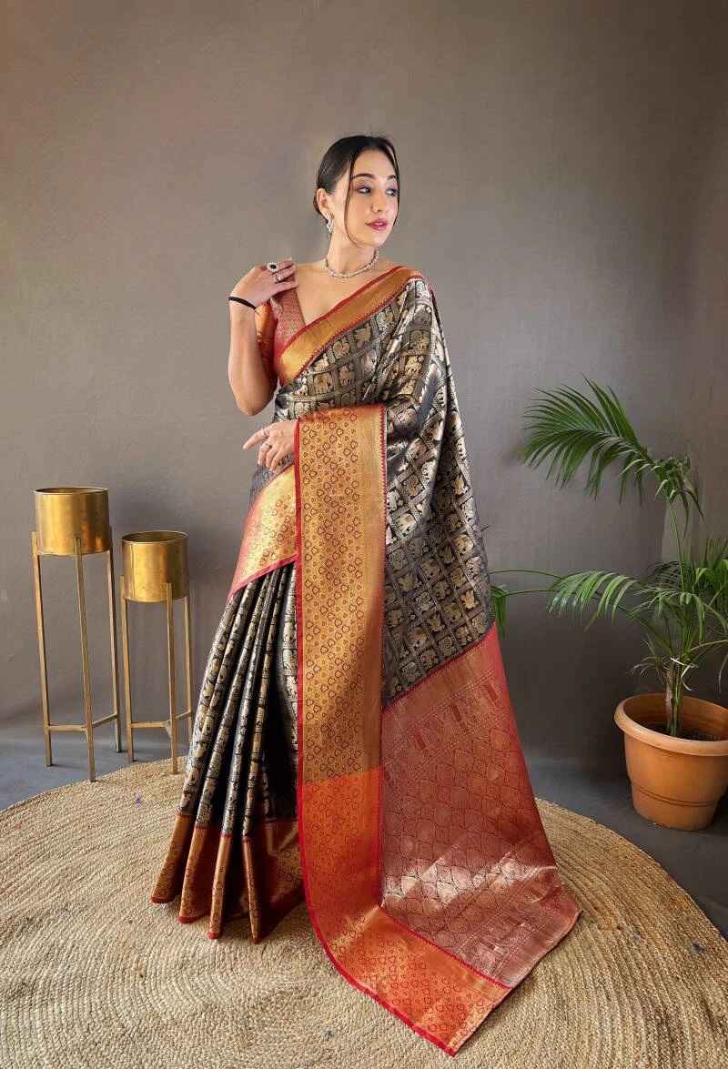 Kc 3011 Designer Silk Saree Collection