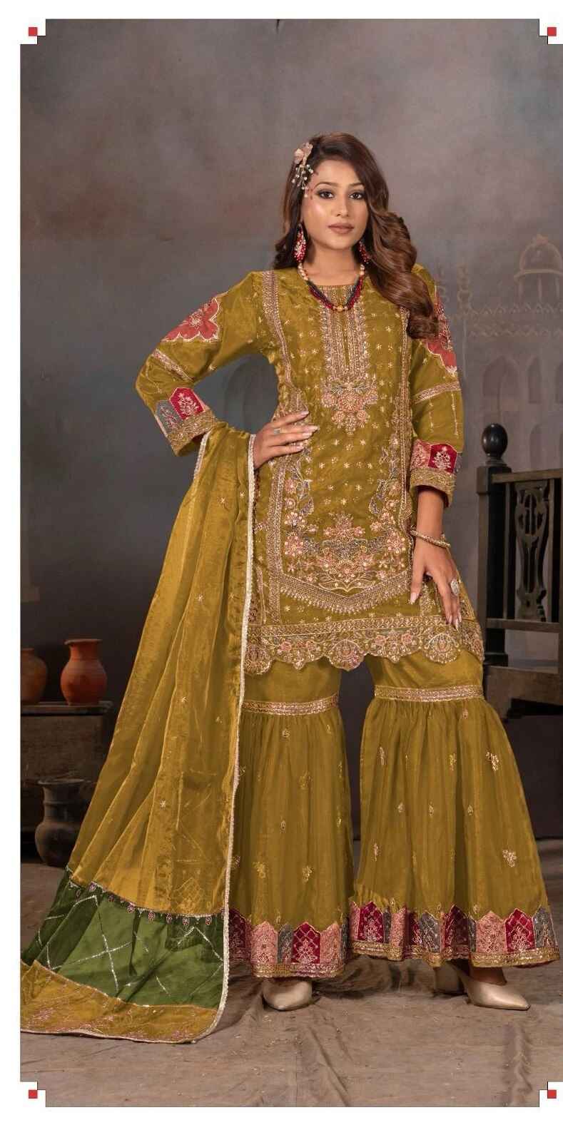 Deepsy D 401 A To D Readymade Pakistani Suits Collection