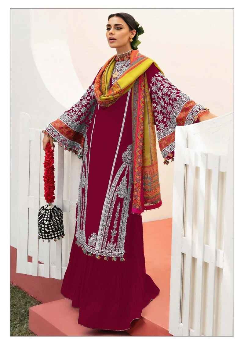 Dinsaa 226 Embroidered Pakistani Suits Collection