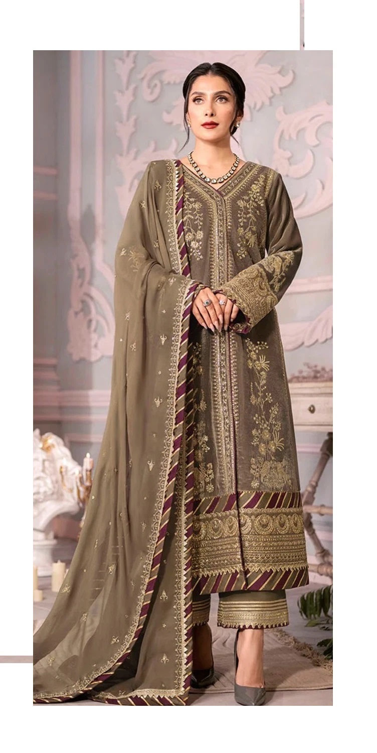 Zarqash Z 3065 Pakistani Salwar Suits Collection