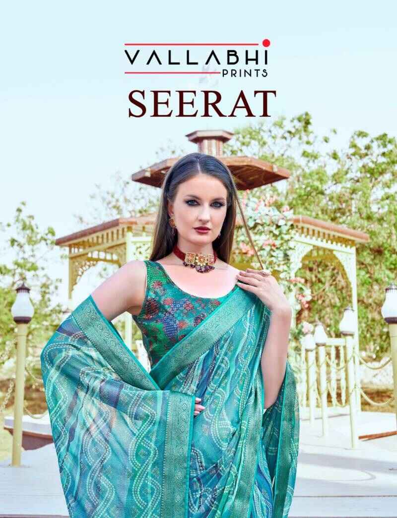 Vallabhi Seerat Brasso Printed Saree Collection