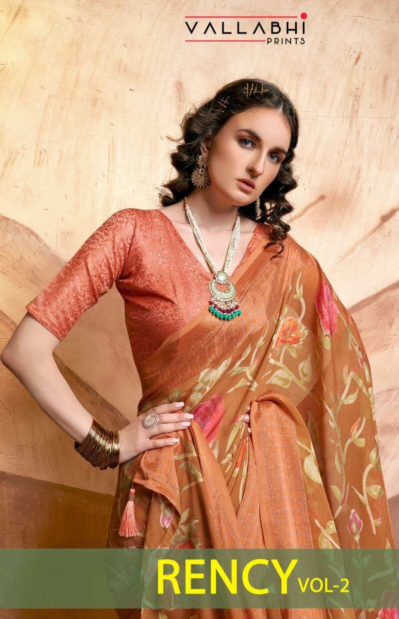 Vallabhi Rency Vol 2 Brasso Fancy Saree Collection