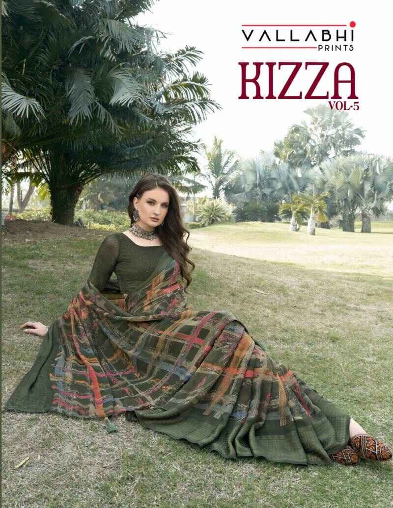 Vallabhi Kizza Vol 5 Georgette Saree Collection