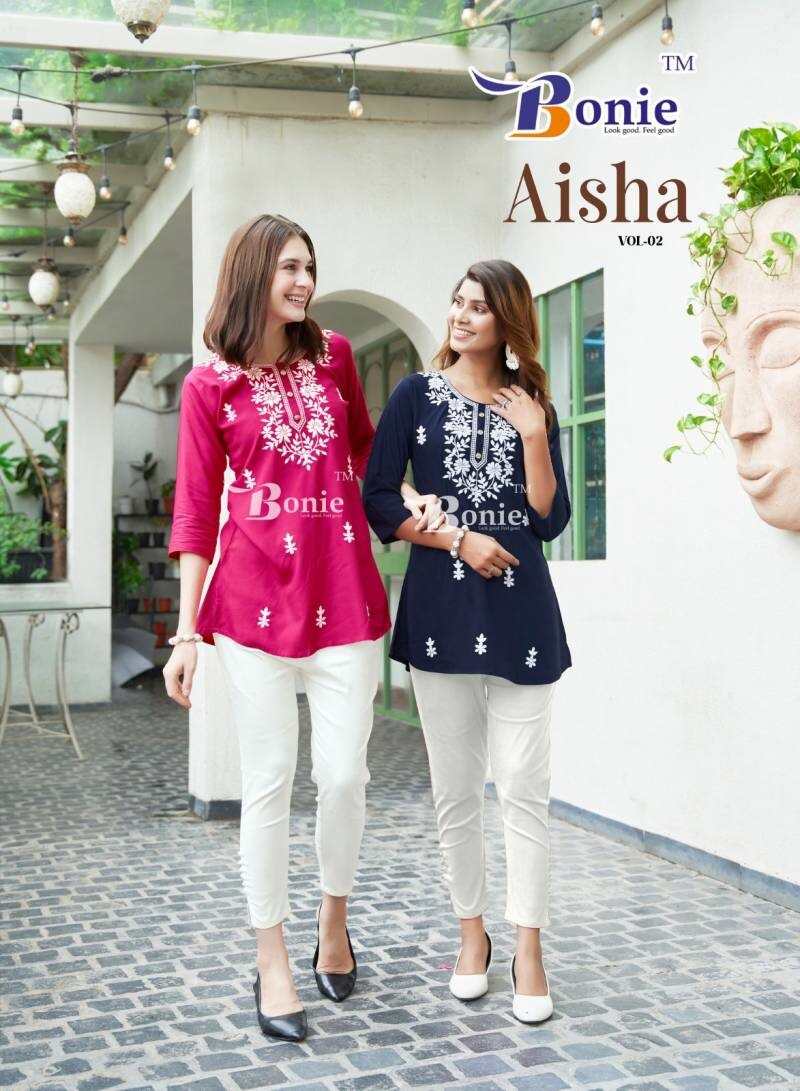 Bonie Aisha Vol 2 Designer Short Top Collection