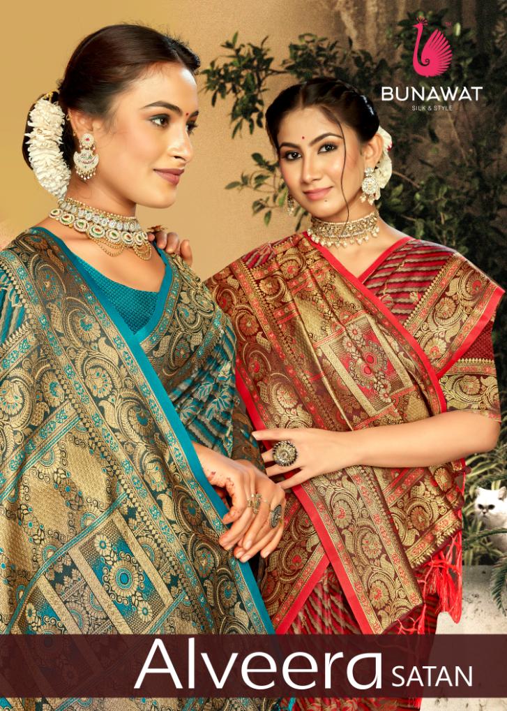 Bunawat Alveer Satan Designer Saree Collection