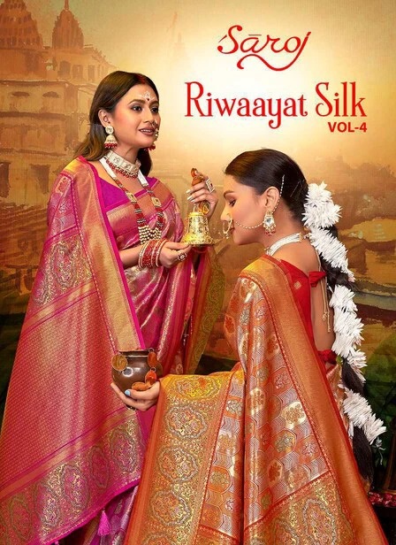 Saroj Riwaayat Silk Vol 4 Festive Silk Saree Collection