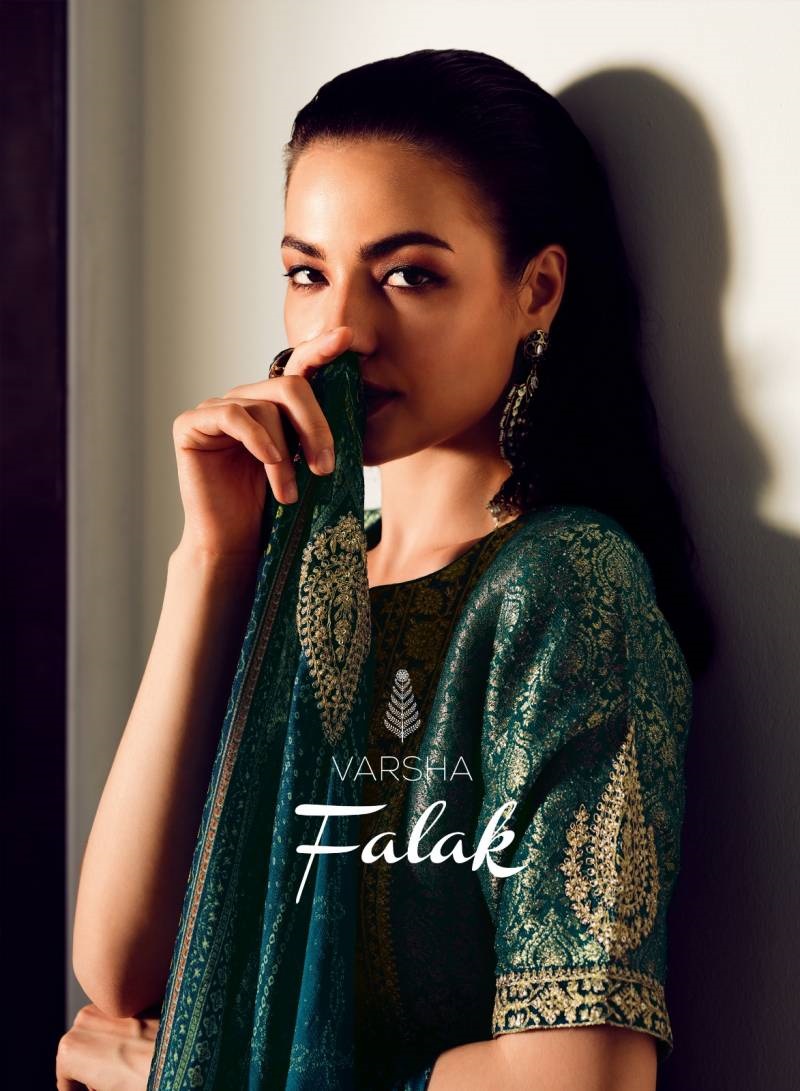 Varsha Falak Embroidery Designer Salwar Suit Collection