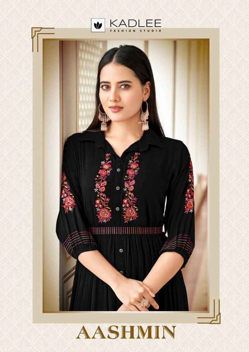 Kadlee Aashmin Embroidred Kurti Collection