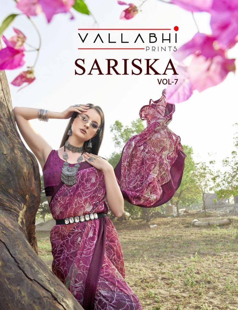 Vallabhi Sariska Vol 7 Designer Saree Collection