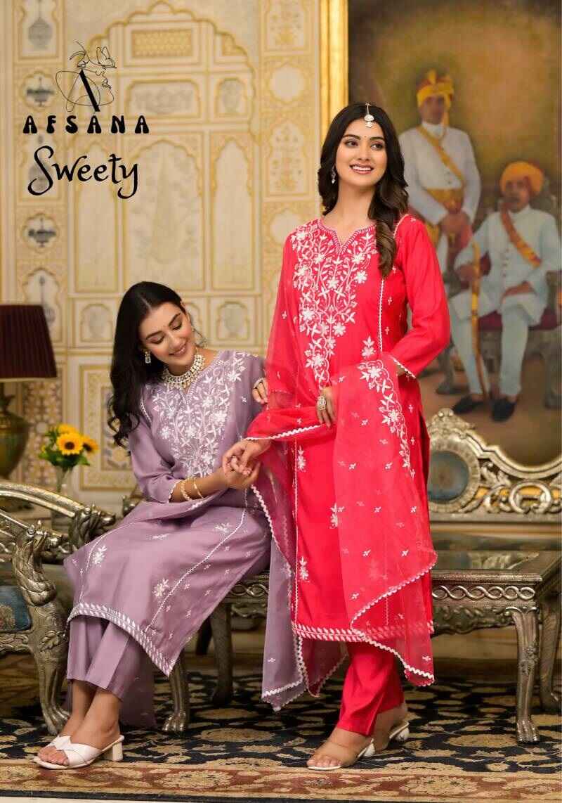 Afsana Sweety Embroidery Ready Made Dress Collection