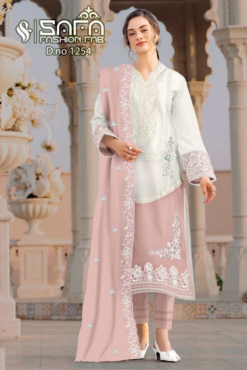 Safa Fashion Fab 1254 Pakistani Ready Made Suits