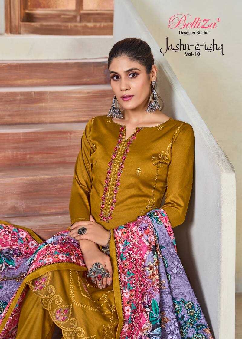 Belliza Jashn E Ishq Vol 10 Designer Dress Material