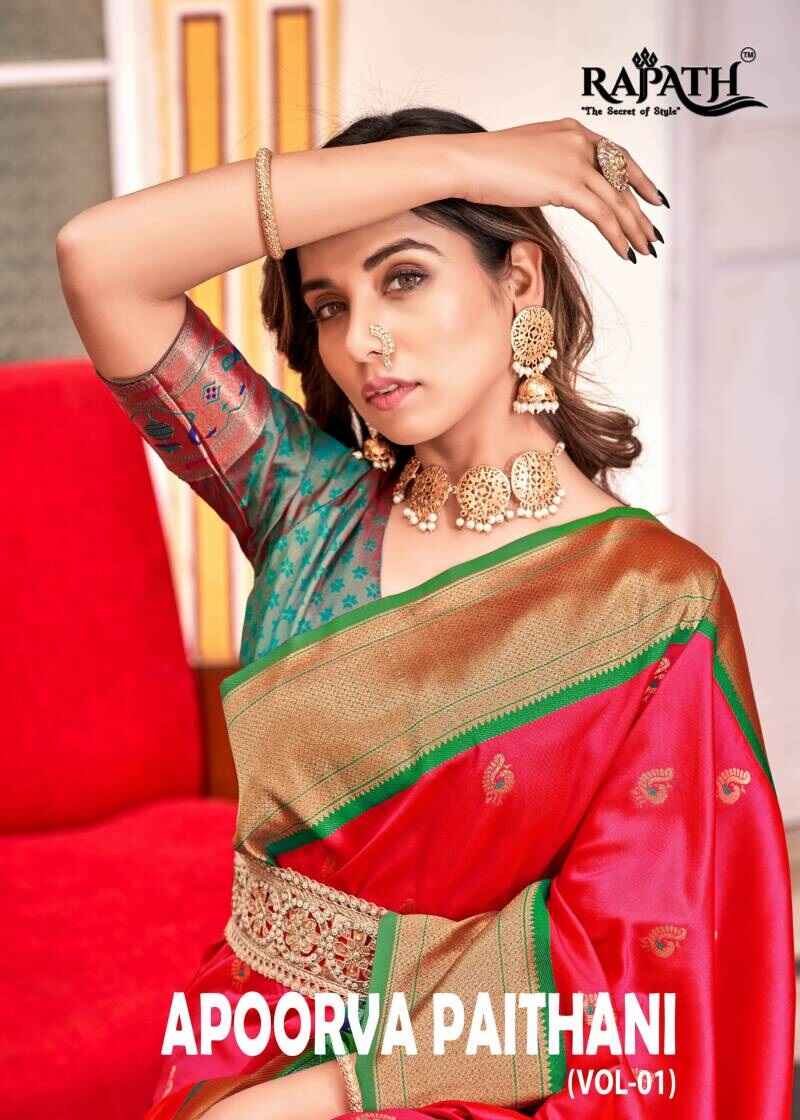 Rajpath Apoorva Paithani Vol 1 Paithani Silk Saree Collection