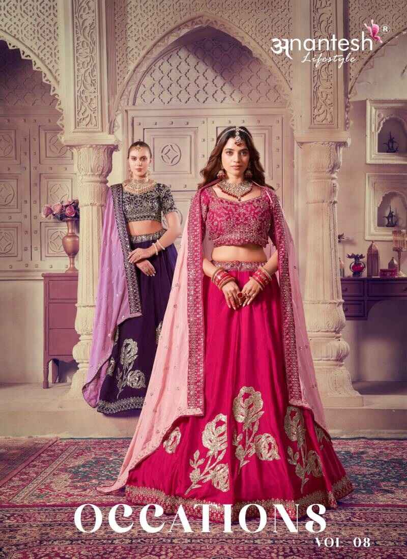 Anantesh Occations Vol 8 Designer Embroidery Lehenga Choli