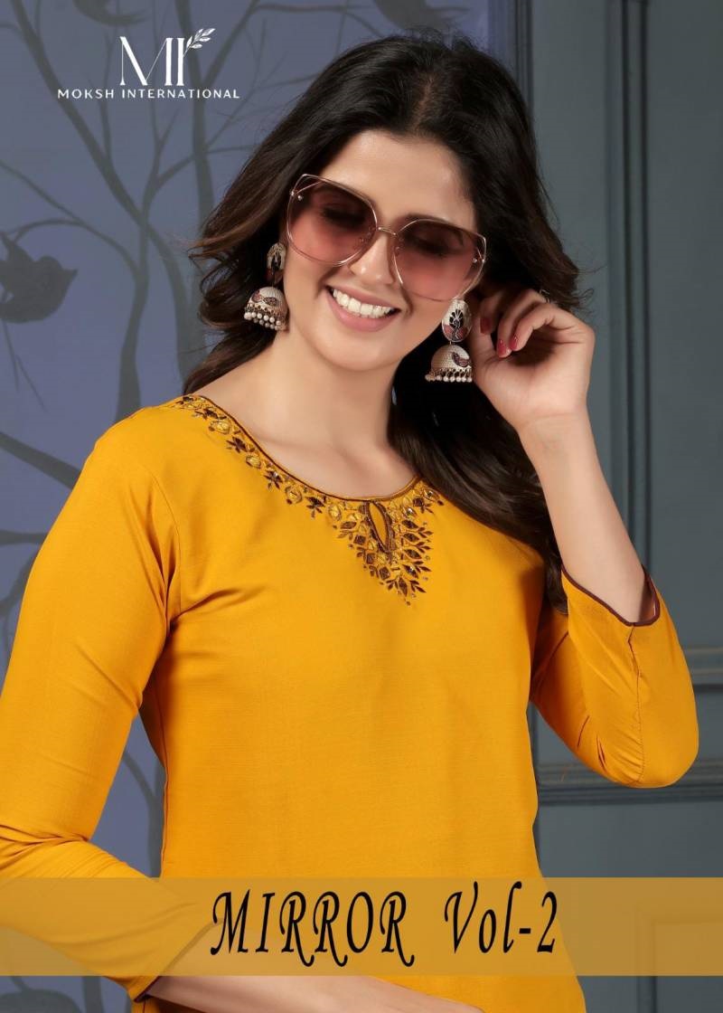 Moksh Mirror Vol 2 Daily Wear Kurti With Pant Collection