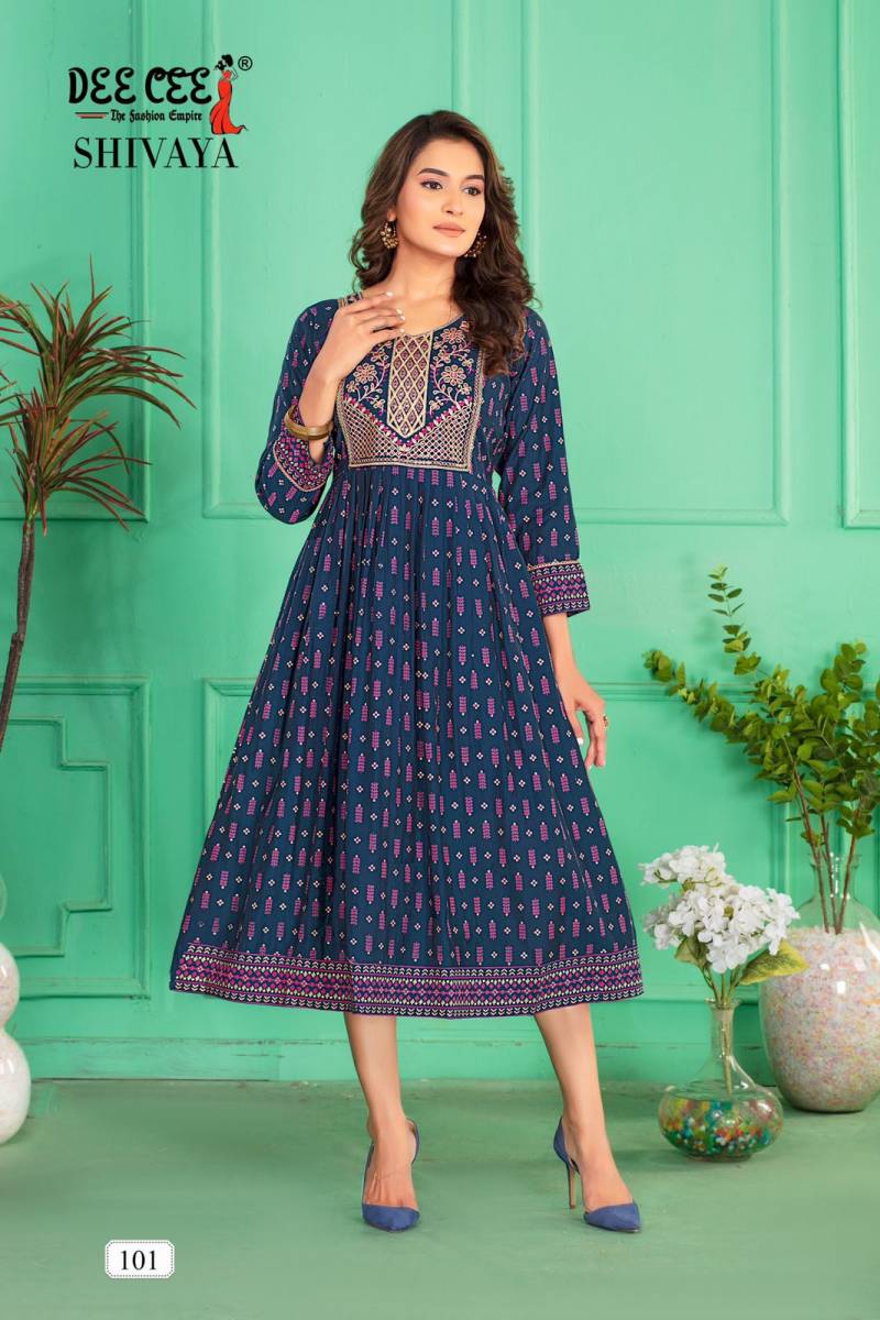 Deecee Shivaya Designer Long Kurti Collection