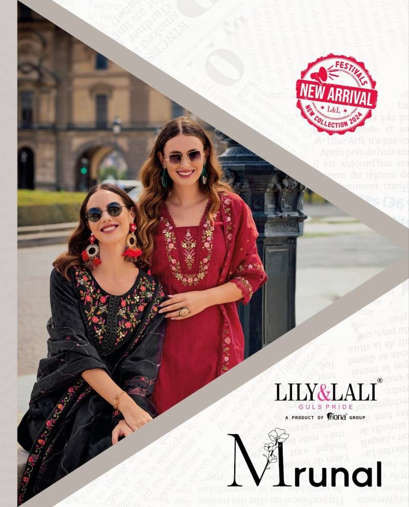 Lily And Lali Mrunal Designer Kurti Bottom With Dupatta