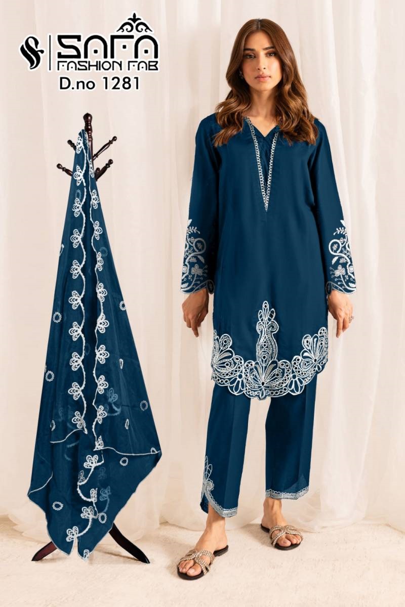 Safa Fashion Fab 1281 Readymade Suit Collection