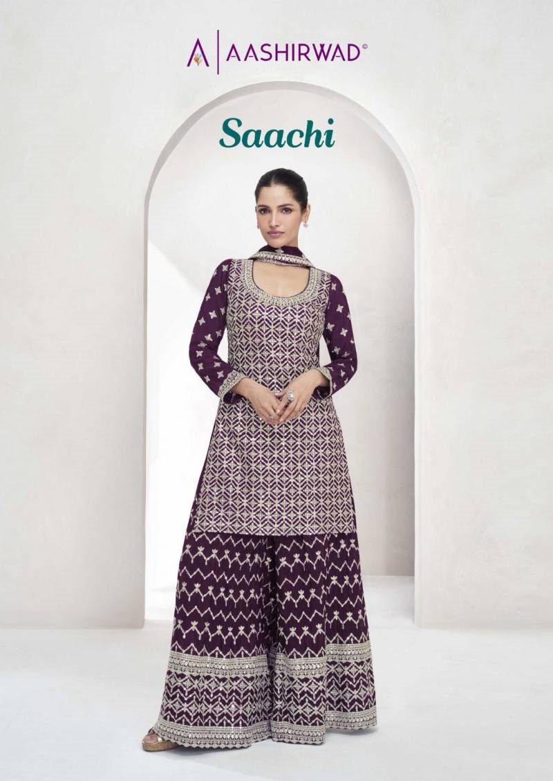 Aashirwad Saachi Silk Designer Salwar Kameez