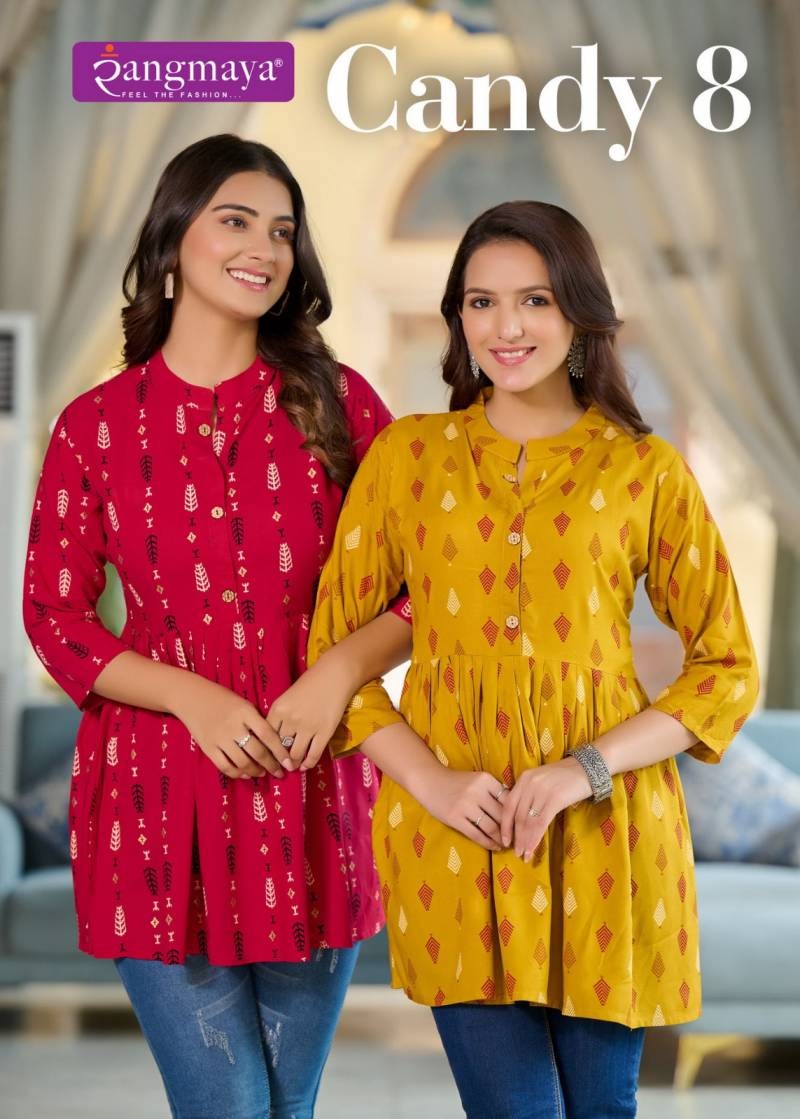 Rangmaya Candy 8 Stylish Wester Top Collection