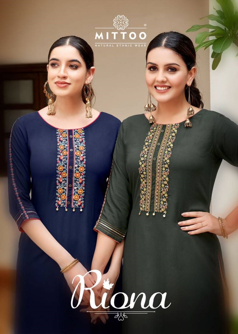 Mittoo Riona Fancy Daily Wear Kurti Collection