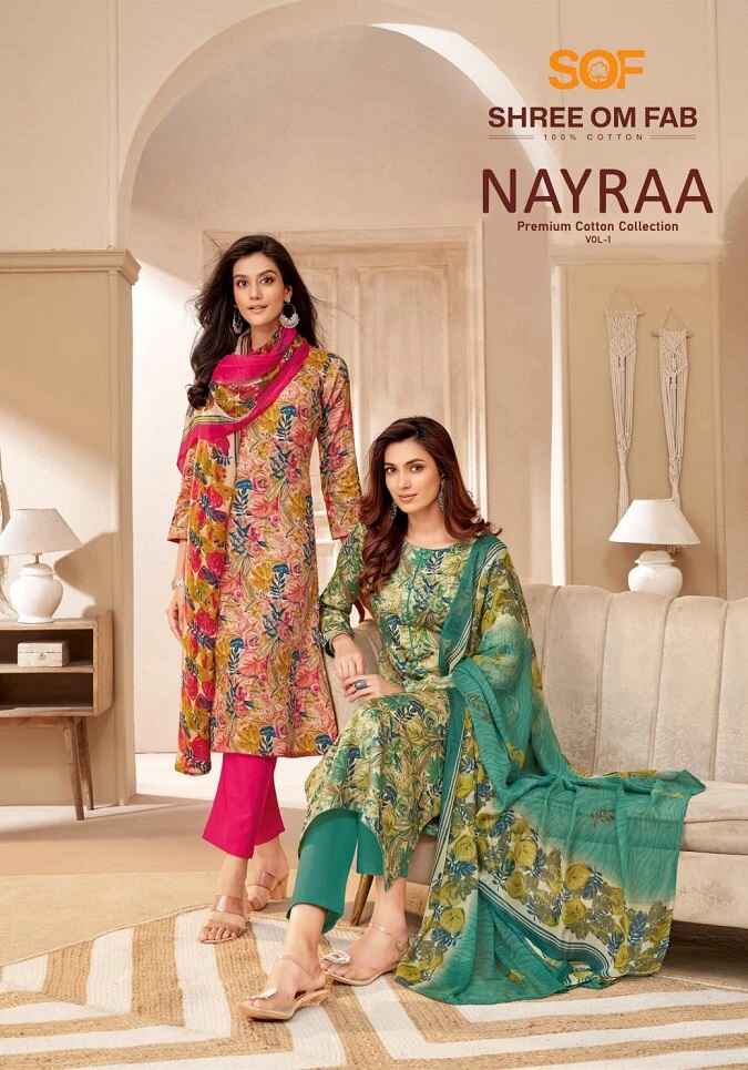 Sof Nayraa Vol 1 Soft Cotton Printed Dress Material