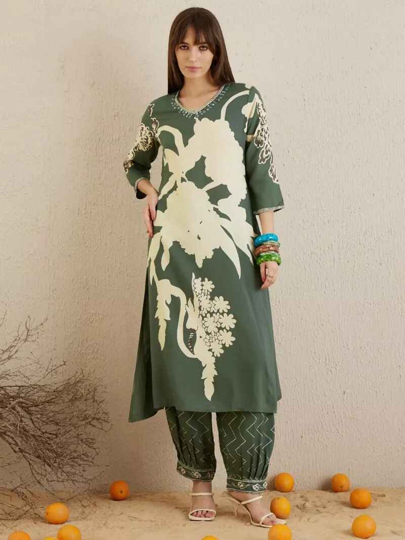 Indo Era 2511 Printed Fancy Kurti With Bottom