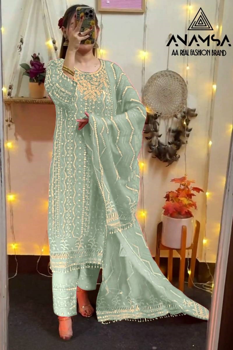 Anamsa 518 Georgette Pakistani Salwar Suits