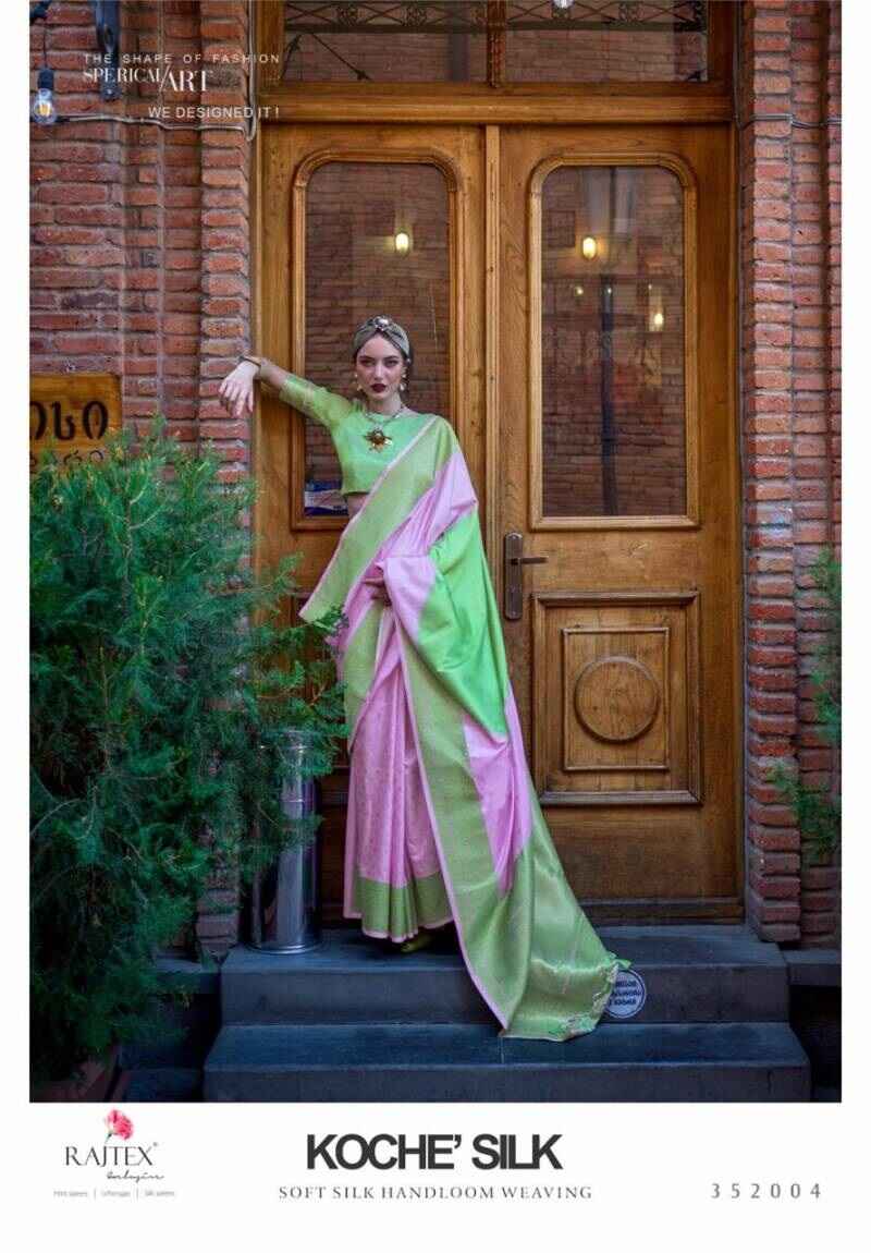 Rajtex Koche Silk Handloom Designer Saree Collection