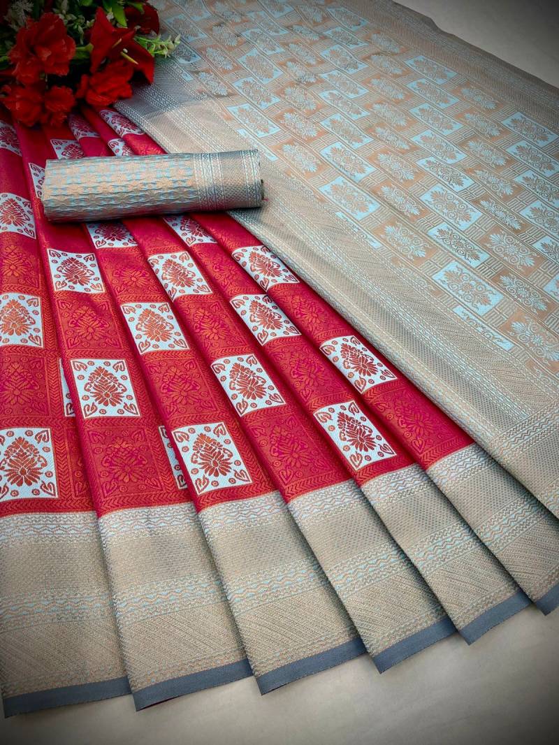 Aab Panvel Silk Jacquard Saree Collection