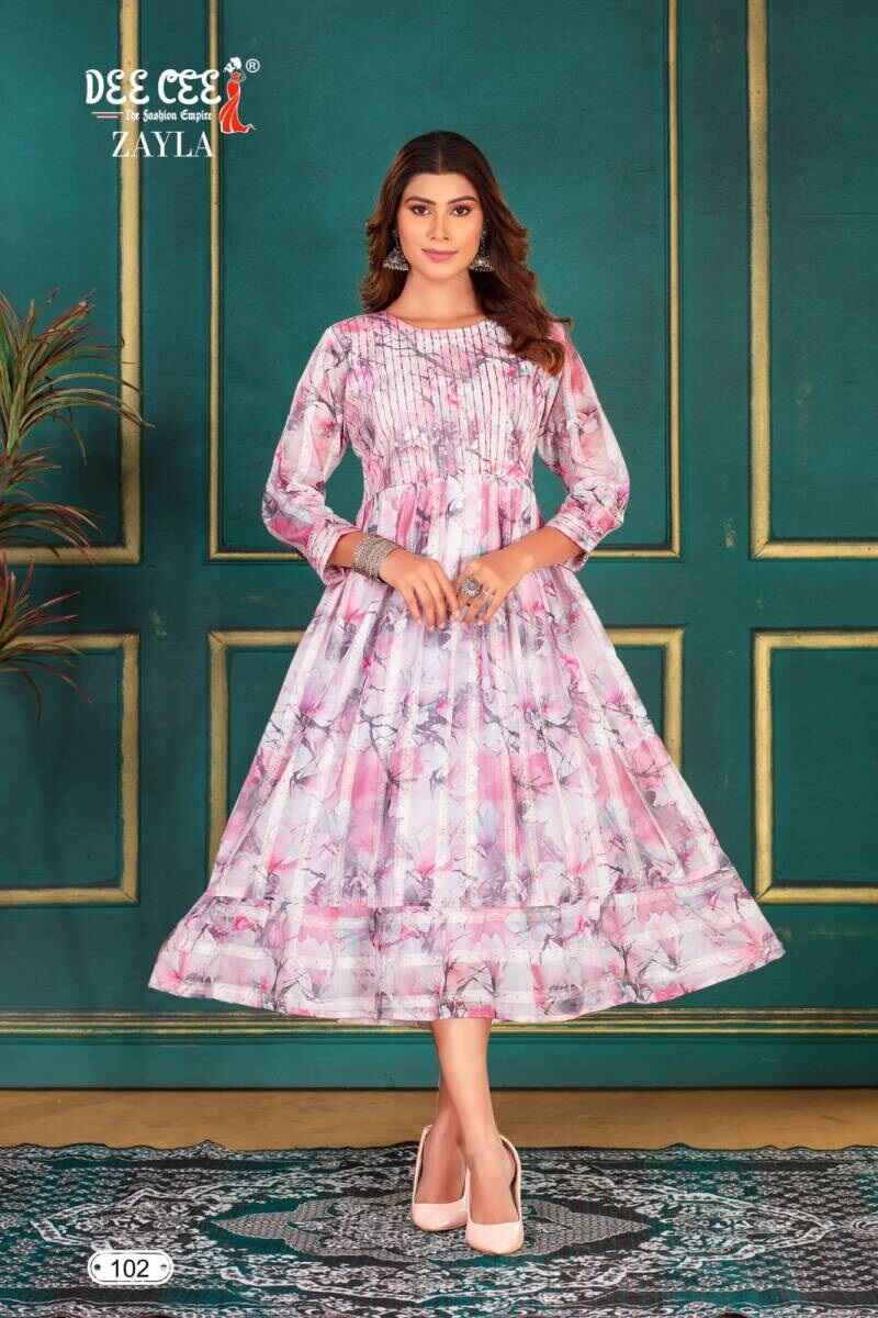 Deecee Zayla Printed Long Kurti Collection