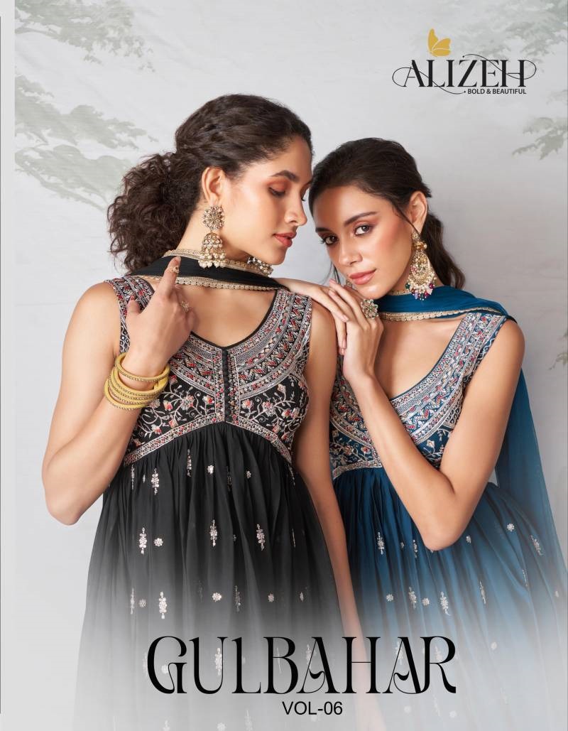 Alizeh Gulbahar Vol 6 Latest Designer Gown Collection