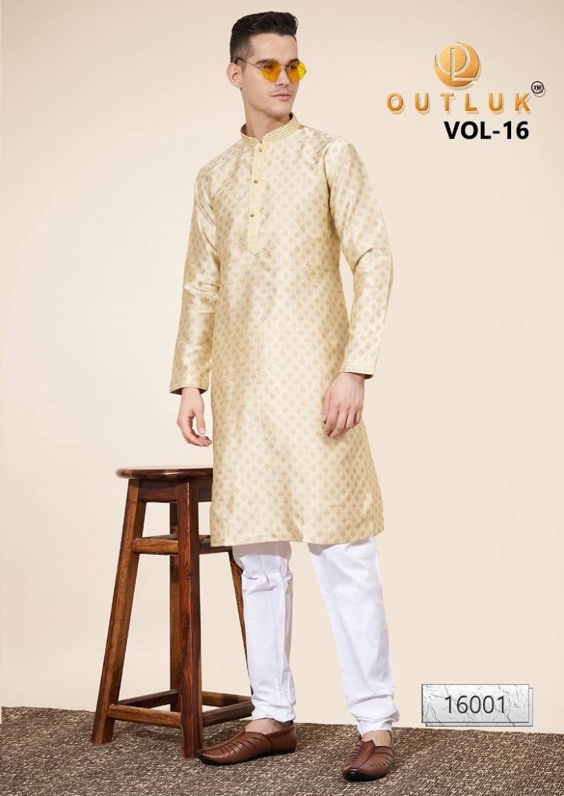 Outluk Wedding Collection Vol 16 Kurta With Pajama Mens Wear