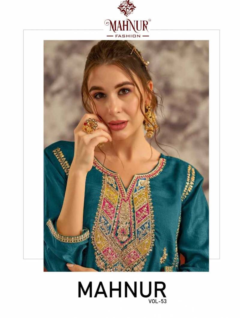 Mahnur Vol 53 Pakistani Salwar Kameez Collection