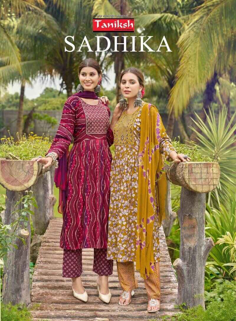 Taniksh Sadhika Vol 1 Printed Kurti Pant With Dupatta