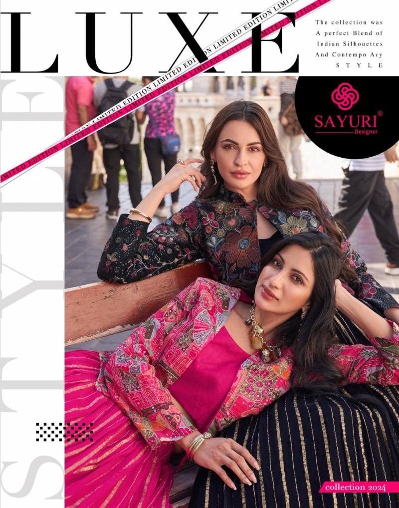 Sayuri Luxe Latest Designer Indo Western Collection