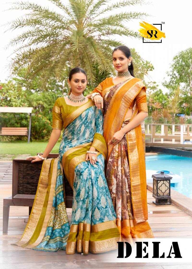 Sr Dela Silk Printed Saree Collection