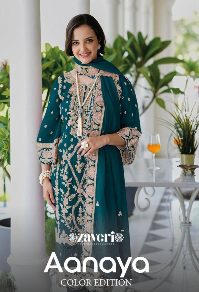 Zaveri Aanaya Color Edition Designer Suits Collection