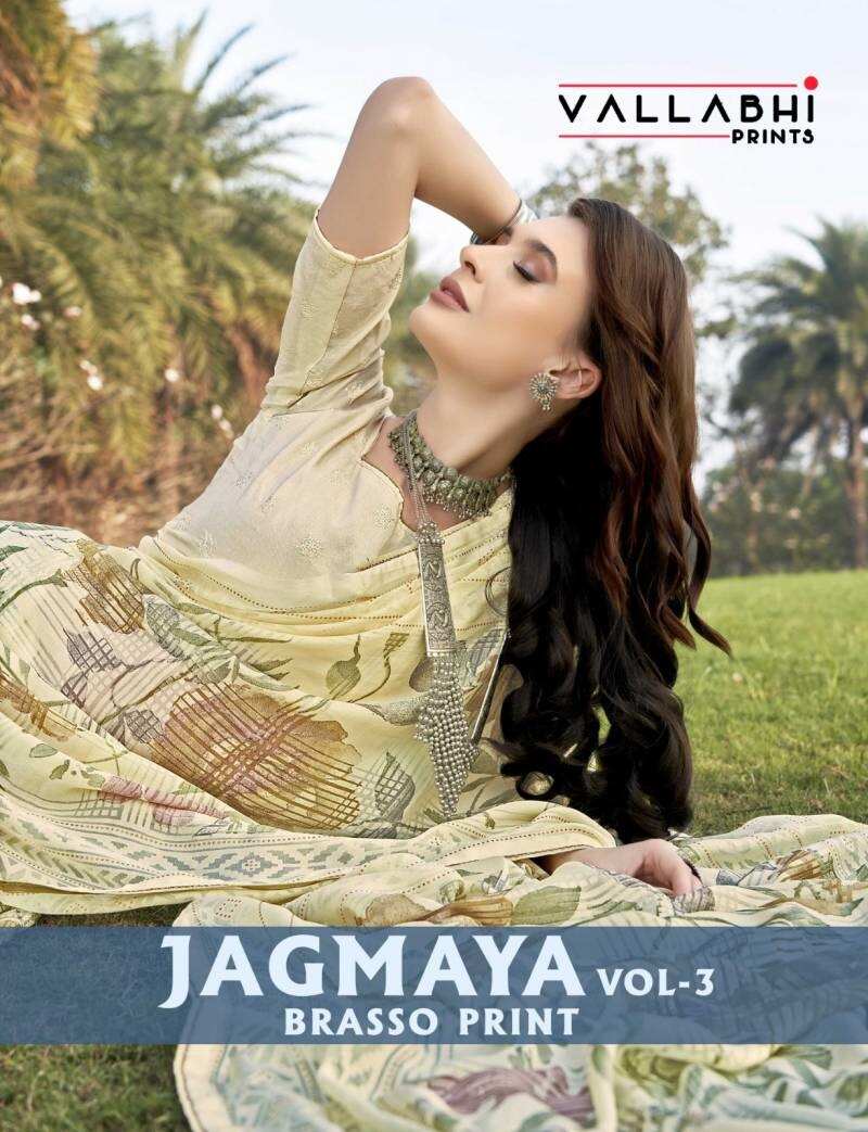 Vallabhi Jagmaya Vol 3 Printed Saree Collection