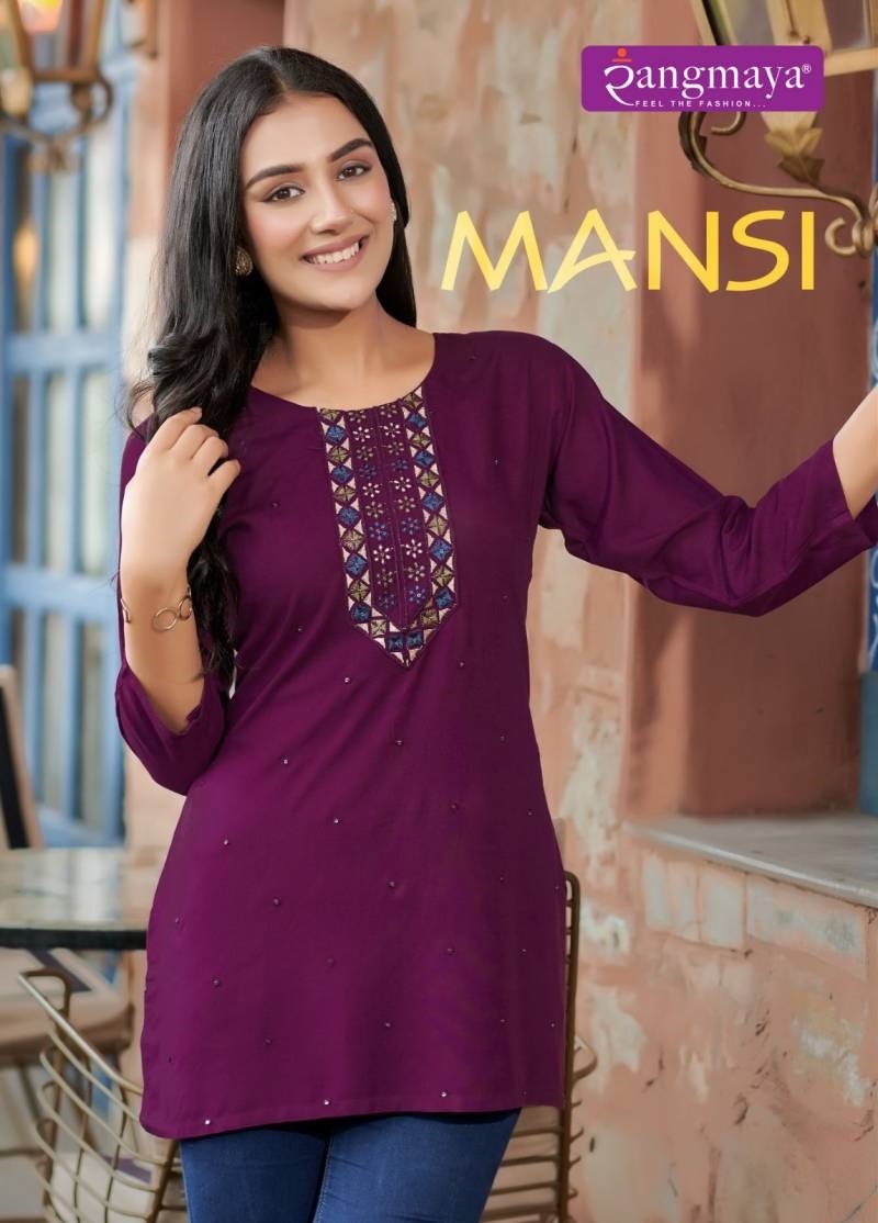 Rangmaya Mansi Fancy Short Top Collection