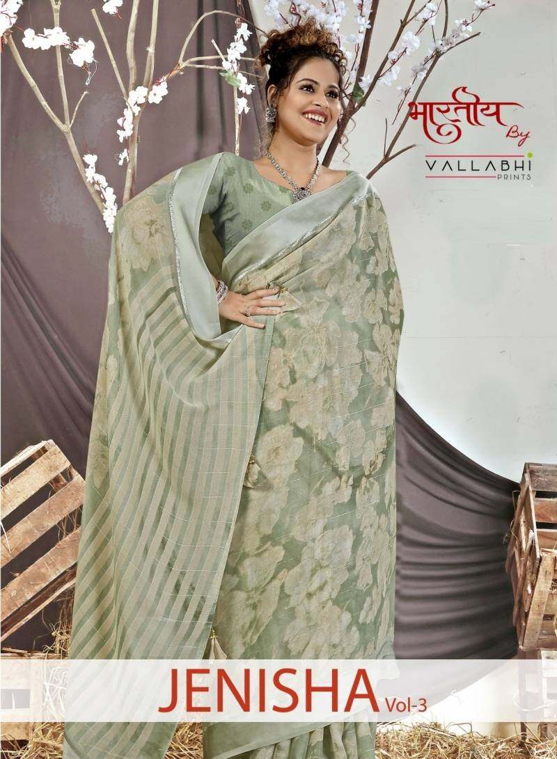 Vallabhi Jenisha Vol 3 Georgette Saree Collection