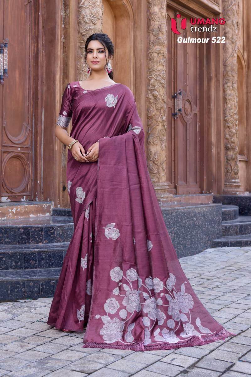 Umang Gulmour 523 Cotton Fancy Saree Collection