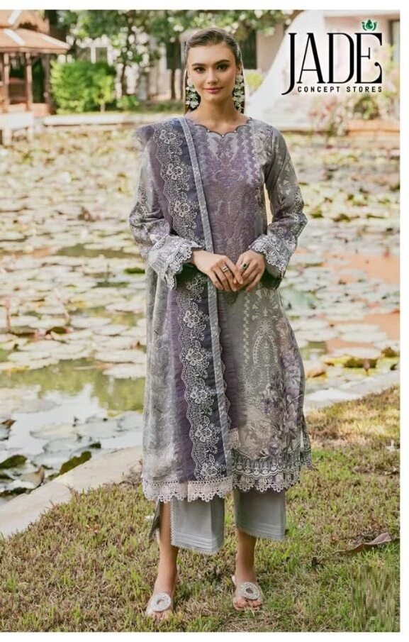 Jade Bin Saeed Vol 8 Lawn Cotton Dress Material Collection