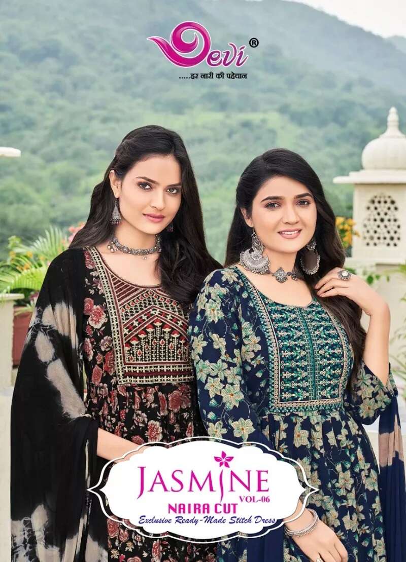 Devi Jasmine Vol 6 Printed Kurti Bottom With Dupatta